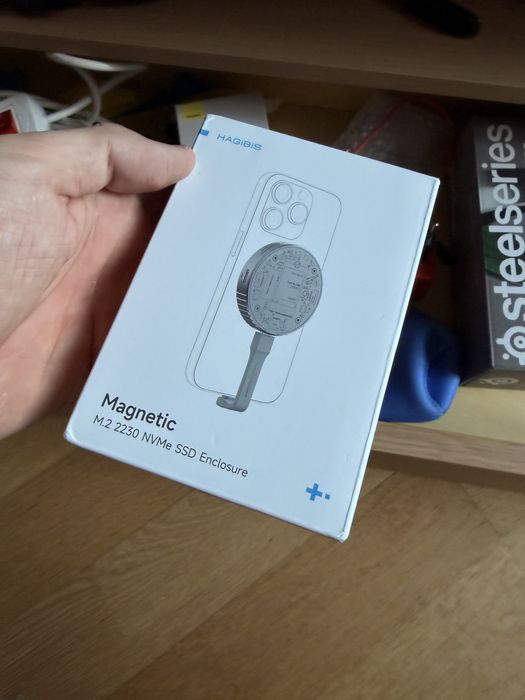 Hagibis Magnetic M.2 2230 (магсейв кейс для SSD) Iphone 15,16,17 pro