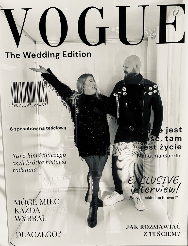 Fotobox Vogue wynajem !!