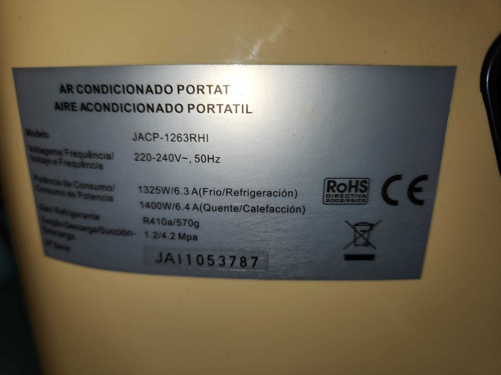 Ar Condicionado Portátil Jocel JACP-1263RHI 12.000 BTU QUENTE/FRIO