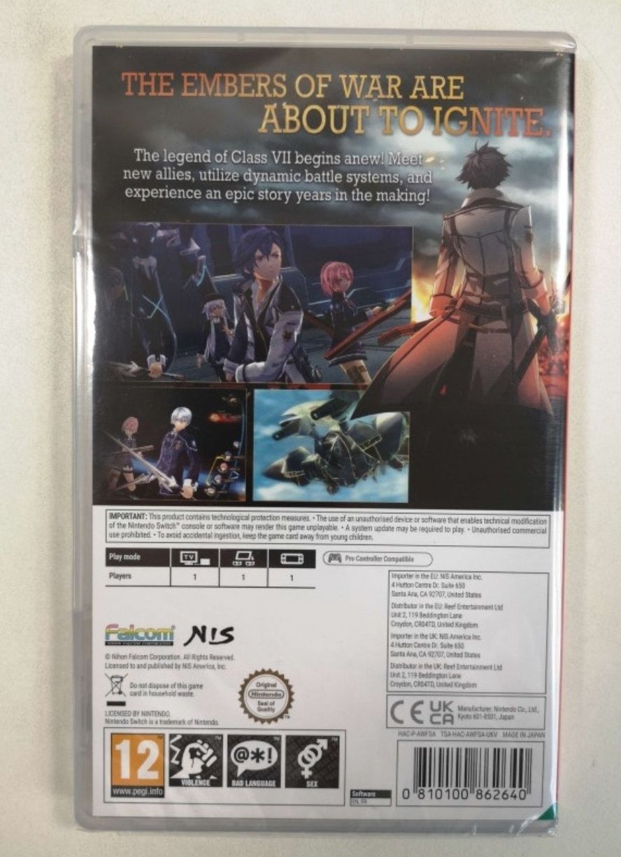 Nowa folia Trails of Cold Steel 3 Switch