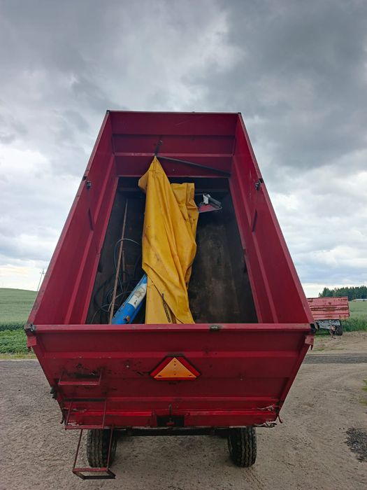 Przyczepa rolnicza budowlana wywrotka 8 t tandem kimadan navtek zareje