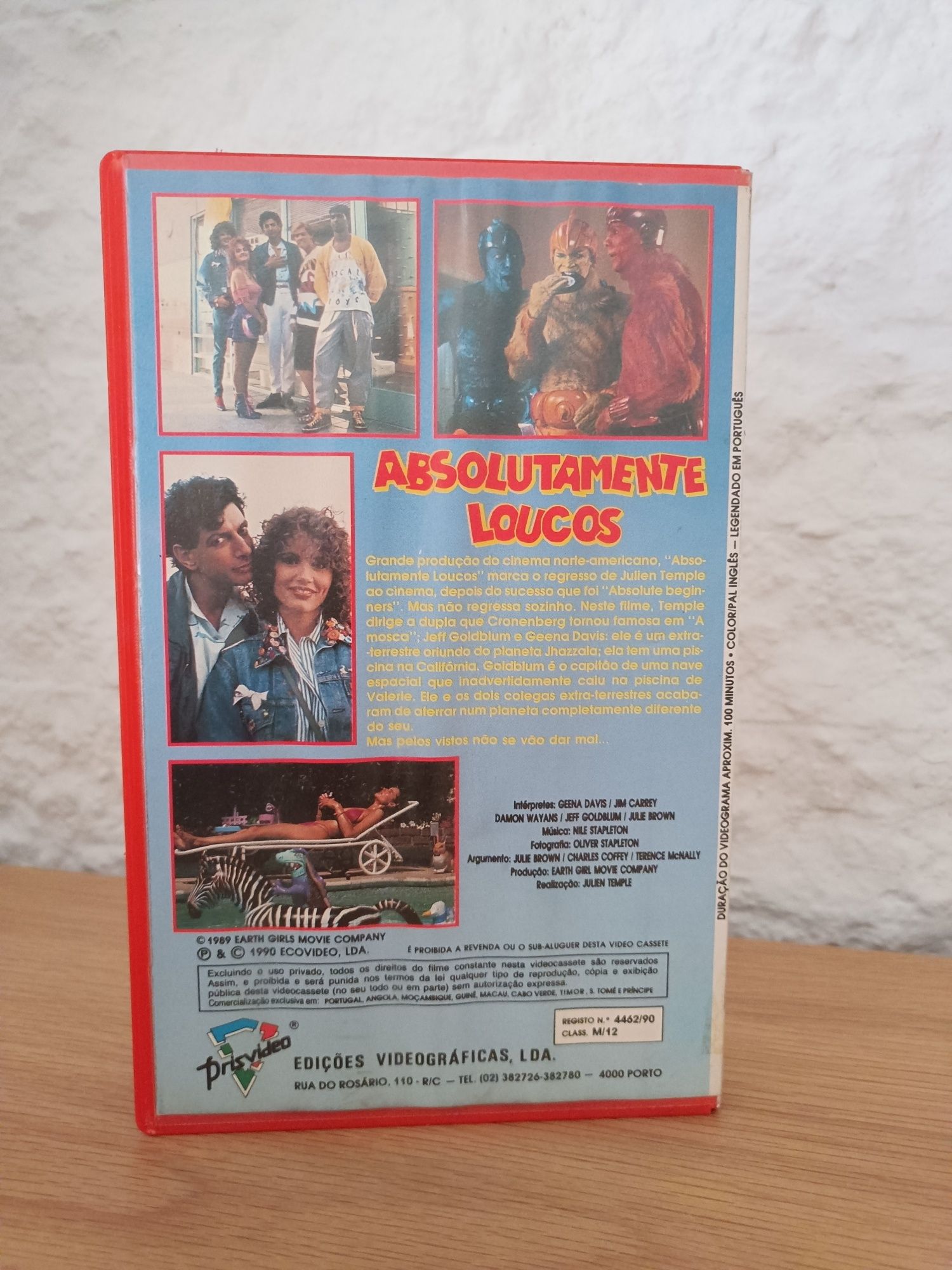 Filme VHS Absolutamente Loucos (Earth Girls Are Easy)