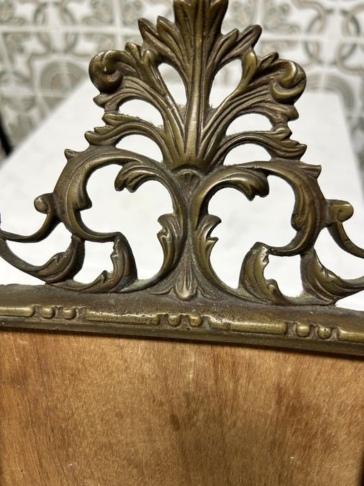 Moldura bronze antiga