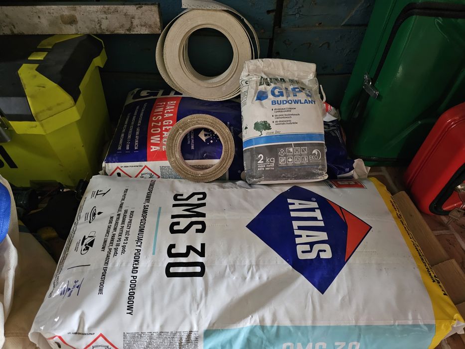 Samopoziomująca plus gładź plus inne