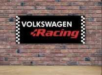 Baner plandeka 150x60 Volkswagen Racing gti vw