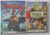 "Shrek 4 Ostatni rozdział" "Jak wytresować smoka 2" 2x DVD dubbing I n