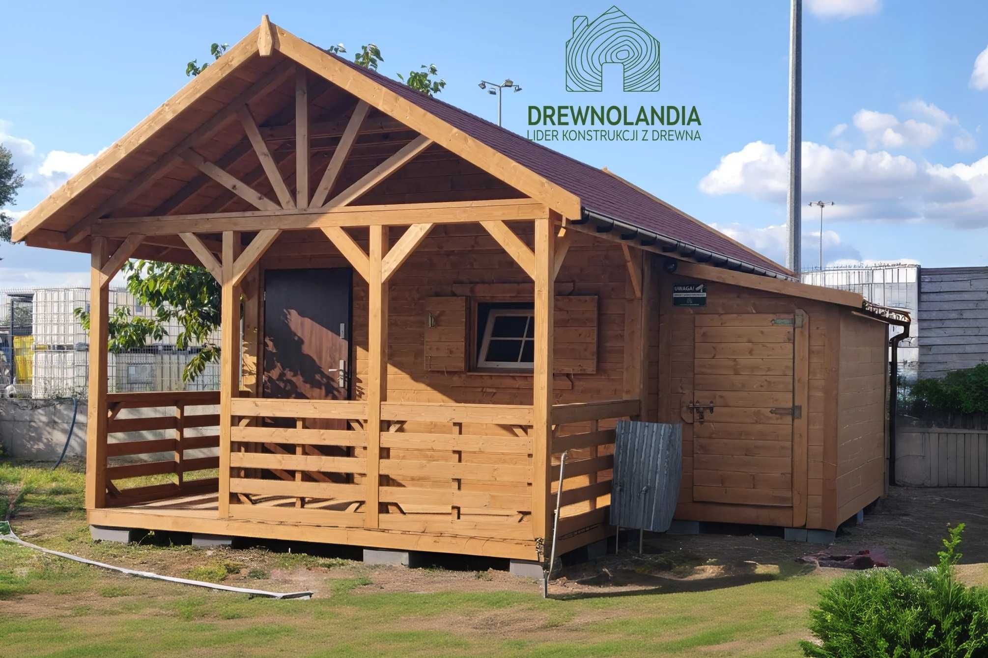 Domek ogrodowy Drewnolandia 600 x 400 cm