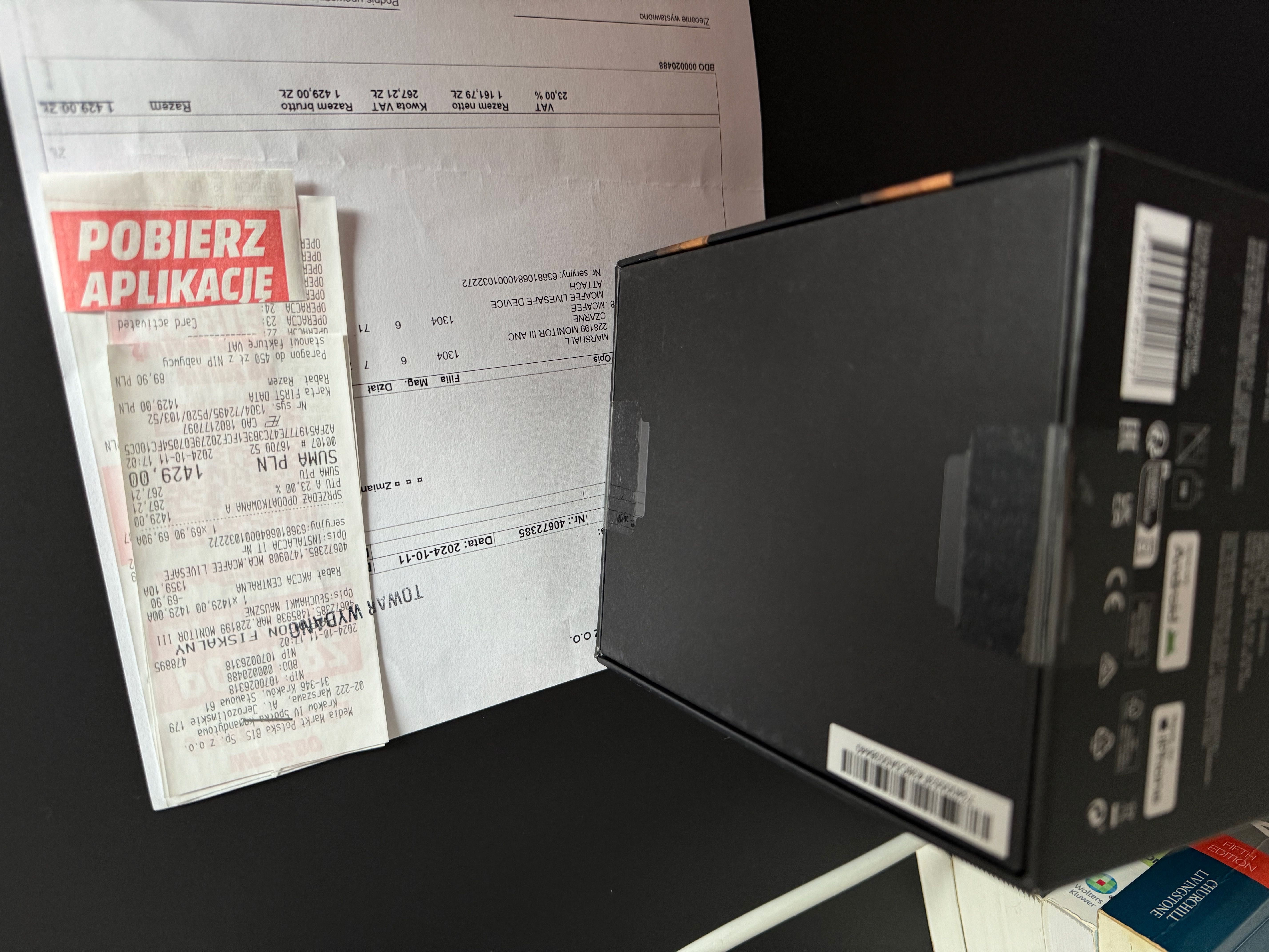 Słuchawki Marshall Monitor III 3 A.N.C. bluetooth bezprzewodowy nowe