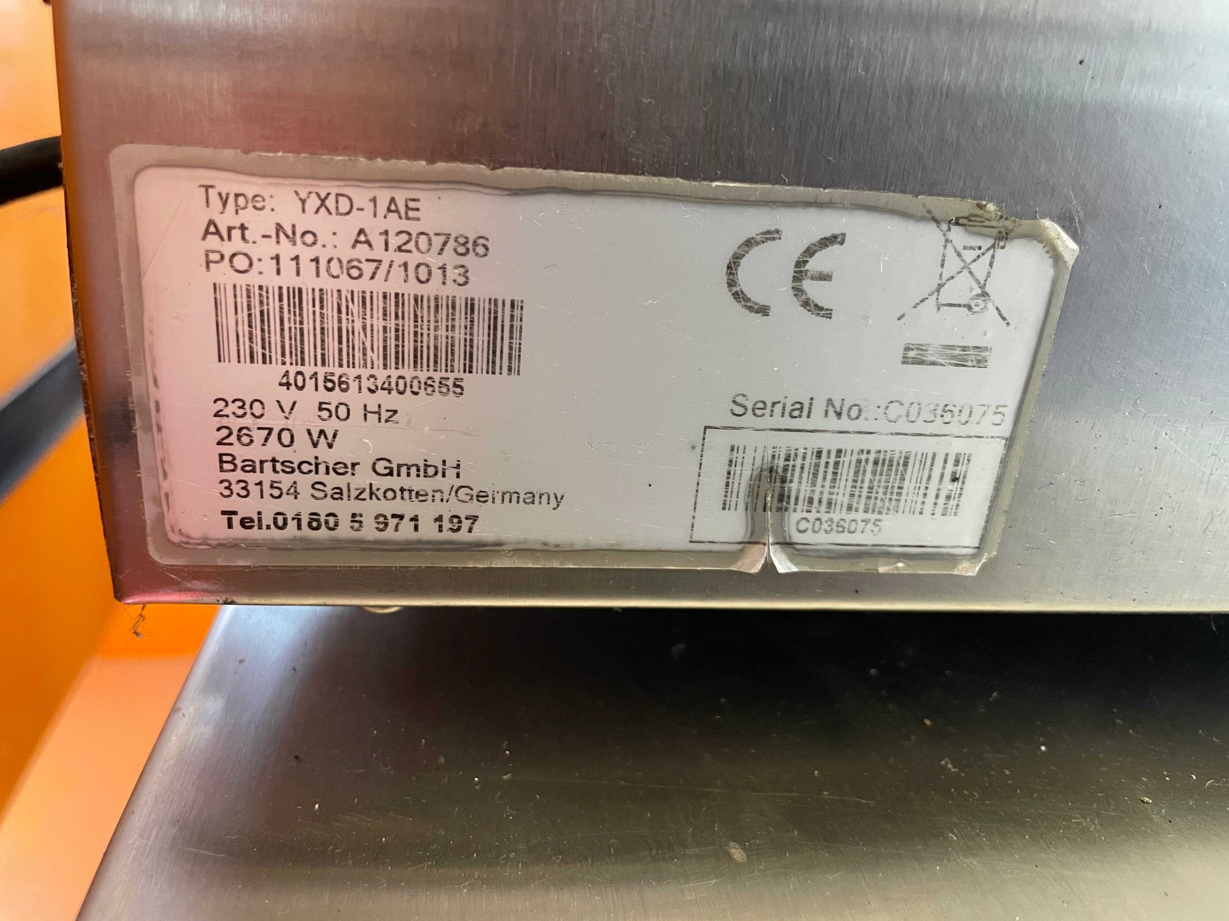 Forno Bartscher Convector Profissional 2 turbinas 300ºC