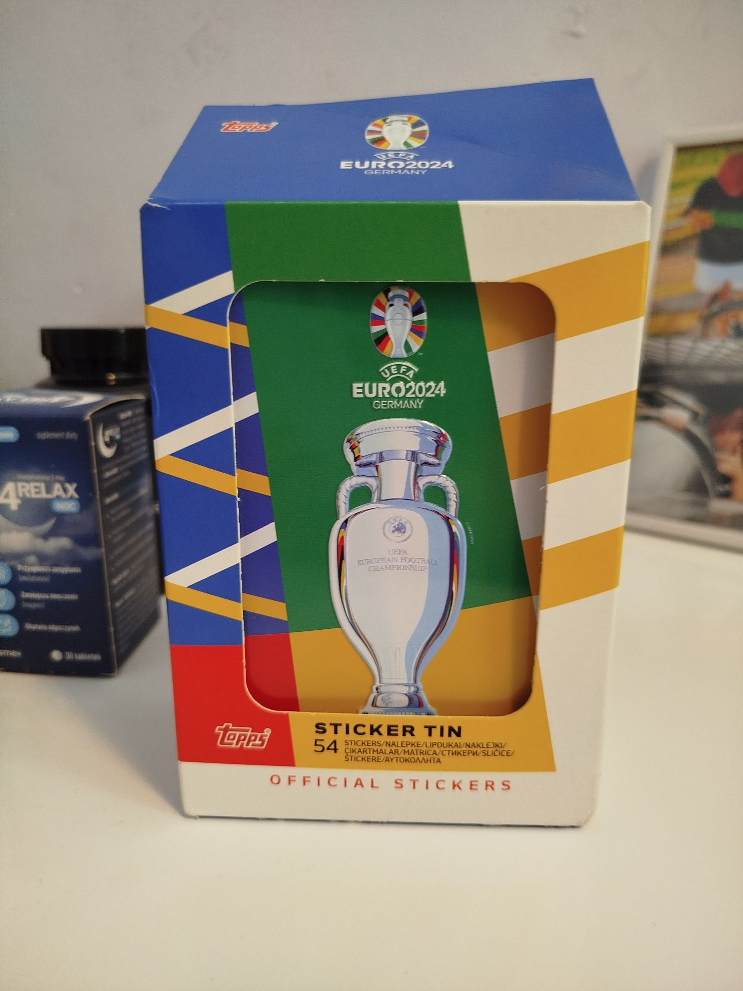 Puszka na naklejki EURO 2024 Topps