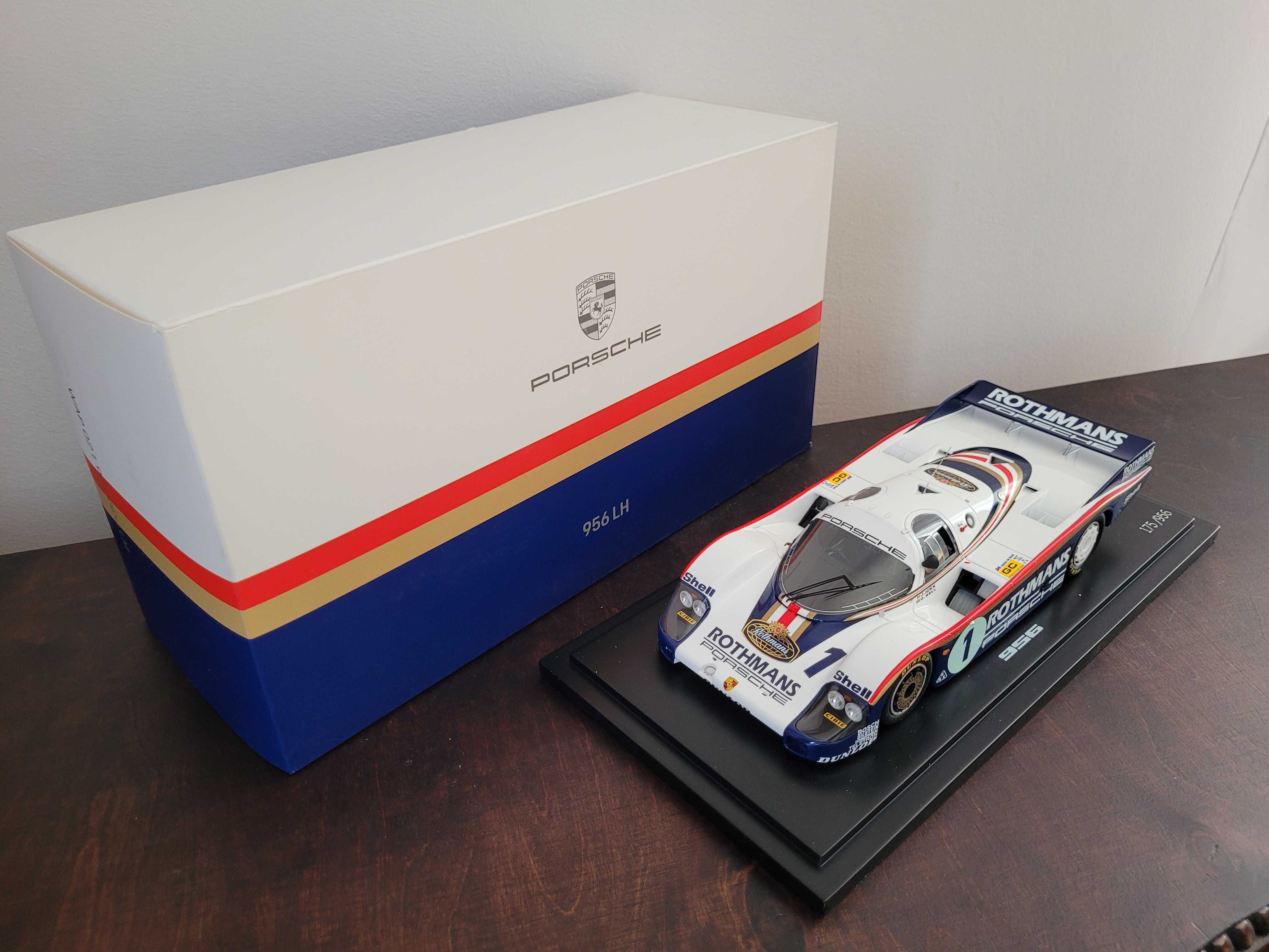 Porsche 956 1:18 zwycięzca Le Mans z salonu Porsche, Limitowany.