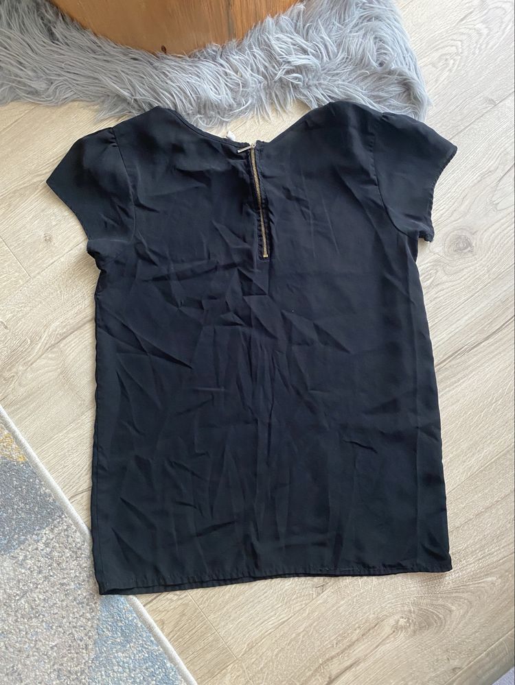 Czarna bluzka damska basic rozm.S