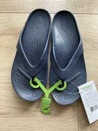 Crocs klapki japonki sandaly 36 37 w6 lekkie piankowe na plaze basen