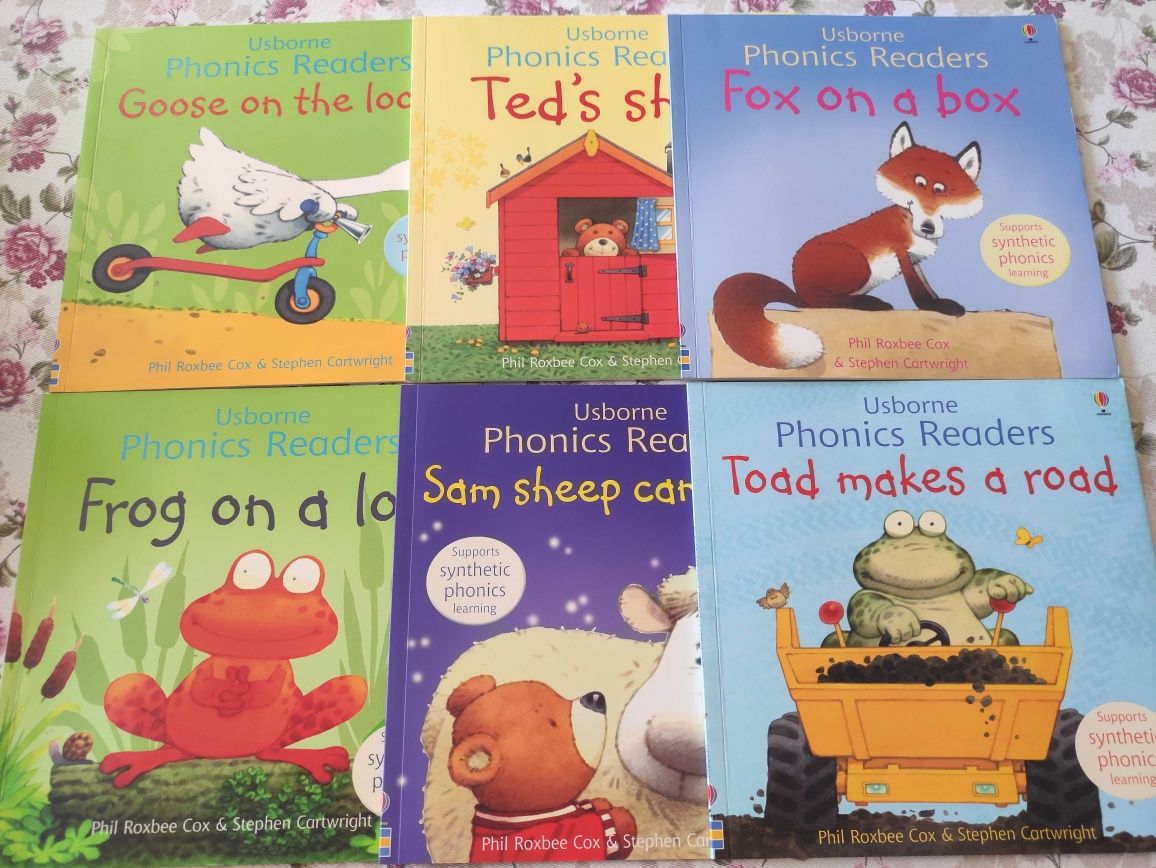 Zestaw 12x Phonics Readers Usborne po angielsku