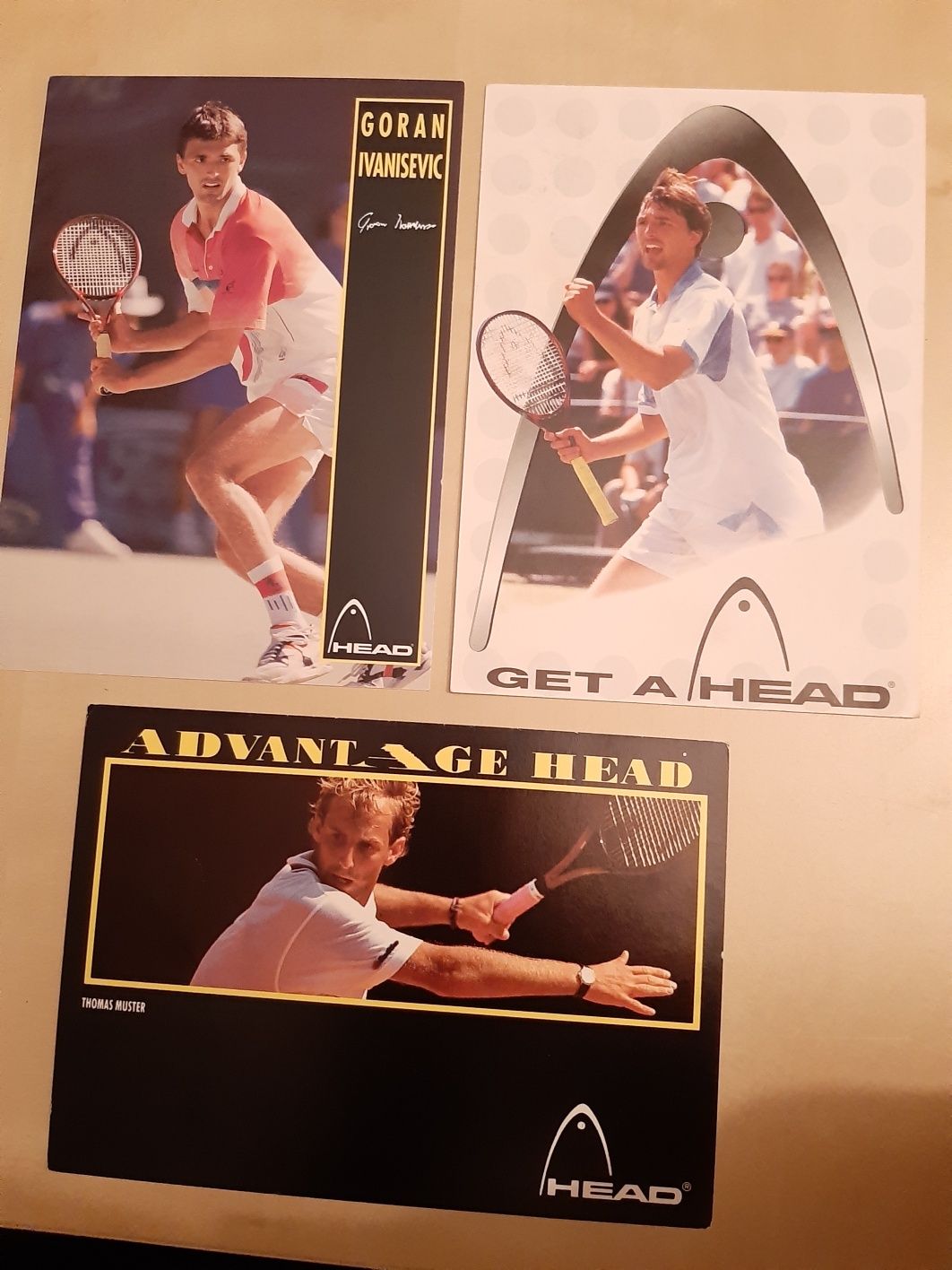 Kartki pocztówki Head Muster Ivanisevic tenis ziemny