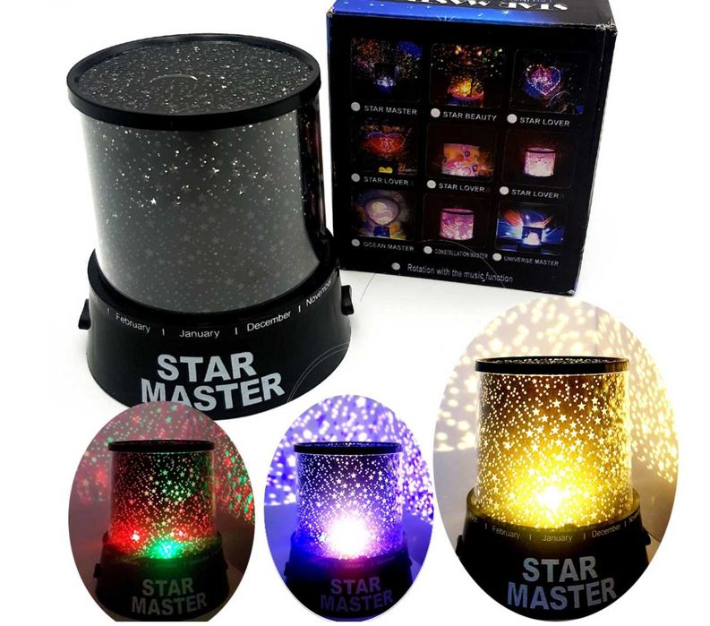 LAMPKA NOCNA star master projektor gwiazd do pokoju dla dzieci