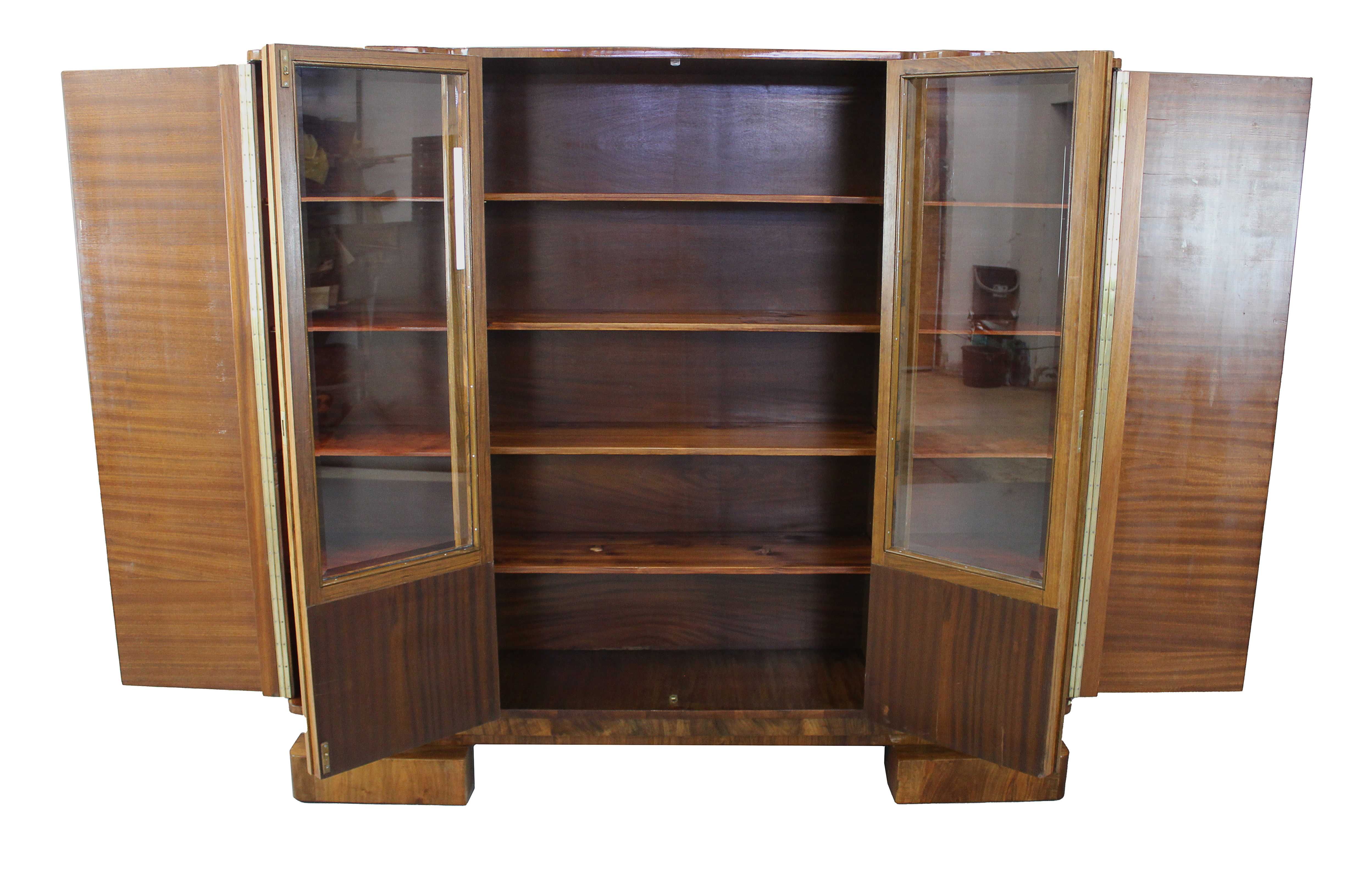 Piękny gabinet art - deco po renowacji / biurko i biblioteka / antyki
