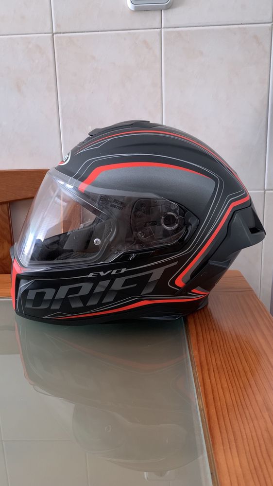 Capacete Caberg Drift Evo (Como novo) (Fibra de Carbono)