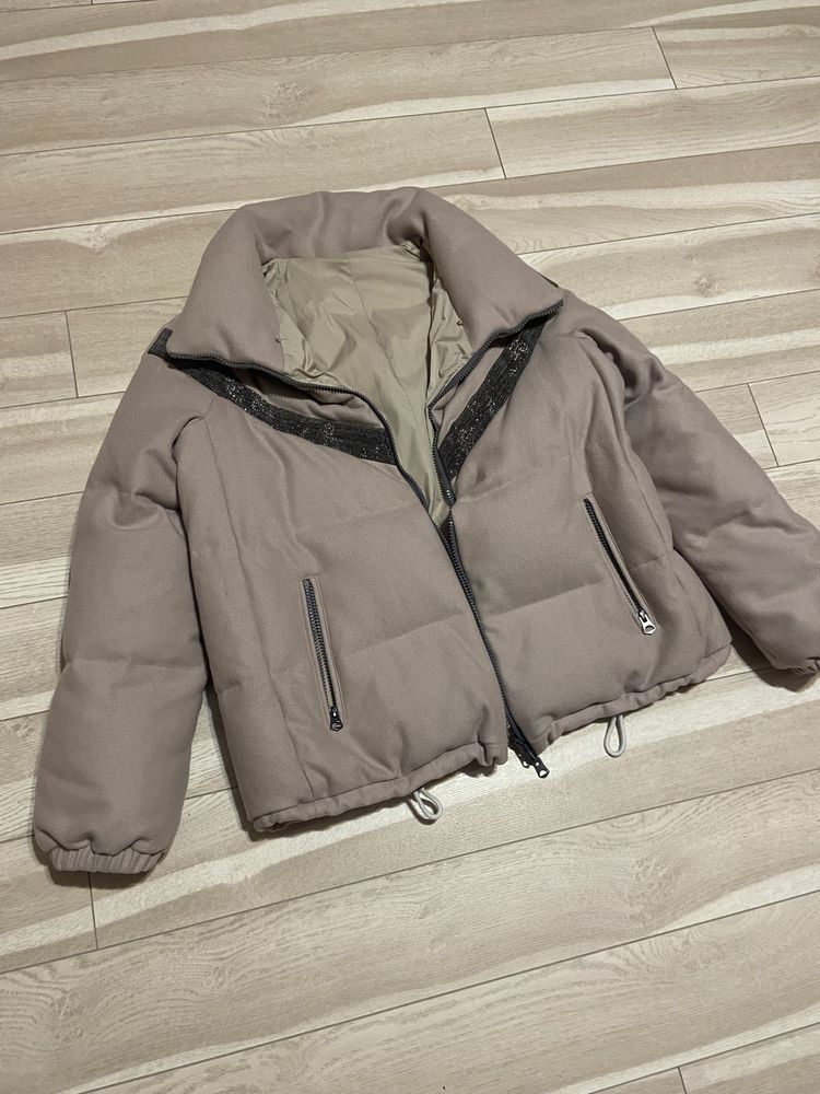 Куртка, пуховик Brunello Cucinelli, S-M, 90% goose down