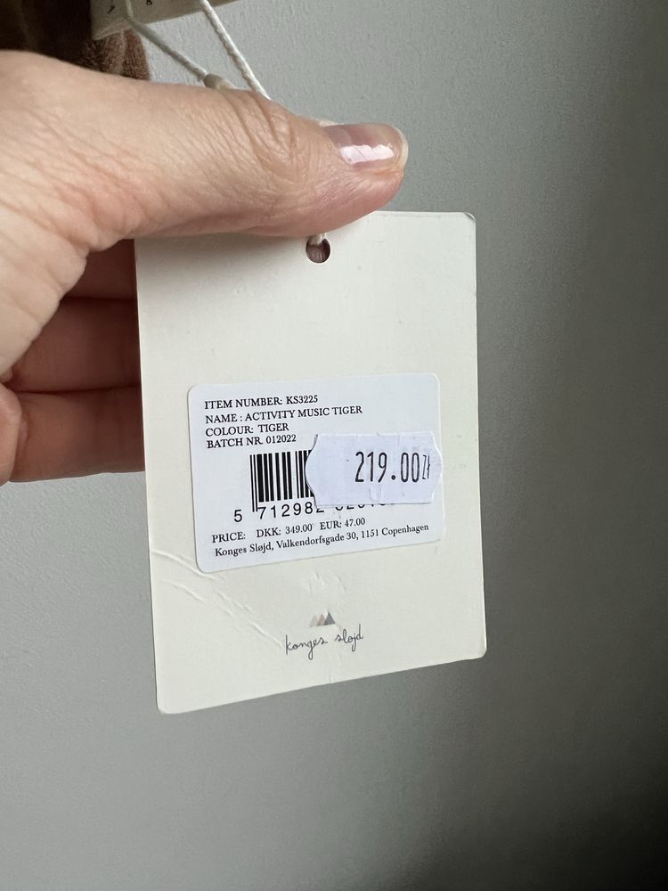 Nowa pozytywka konges sloejd tygrys prezent dla noworodka