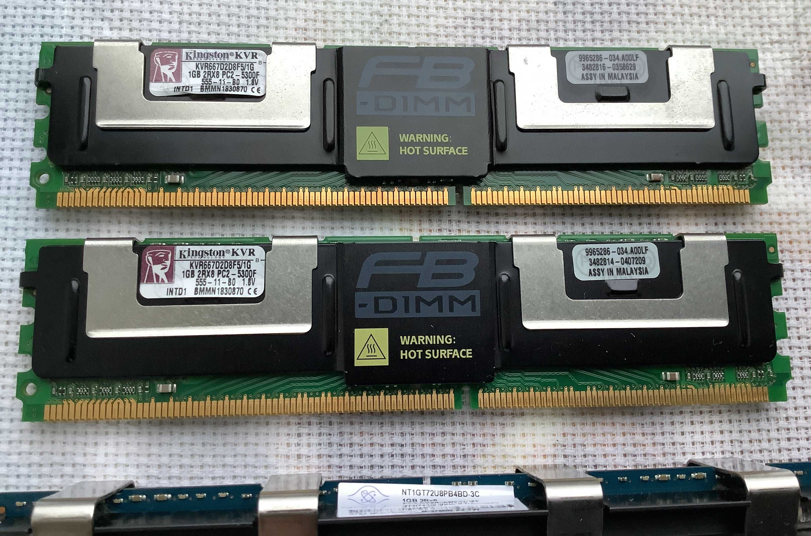 Оперативная память Kingston DDR2 FB-DIMM 667 МГц для Apple Mac Pro 1.1