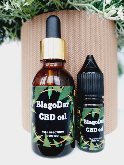 CBD oil, 35% full spectrum. Масло 10 ml