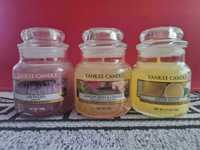 Zestaw 3 świec Yankee Candle Lavender, Lemongrass & Ginger i Lemon