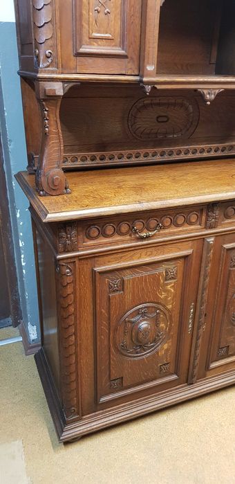 Stary drewniany kredens retro antyk w dobrym stanie