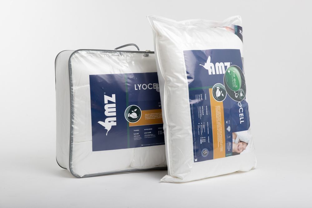 Kołdra AMZ LYOCELL zimowa antyalergiczna 200x220cm Szampański