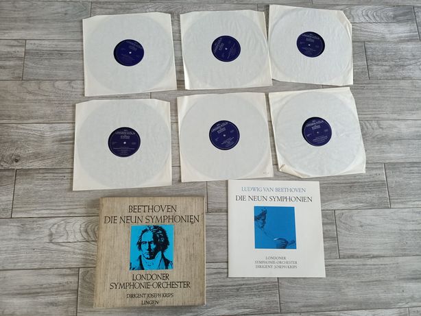 Beethoven 9 symfoni 6Lp vinyl Londyńska orkiestra symfoniczna