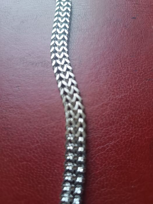 Плетёный двухрядный браслет.