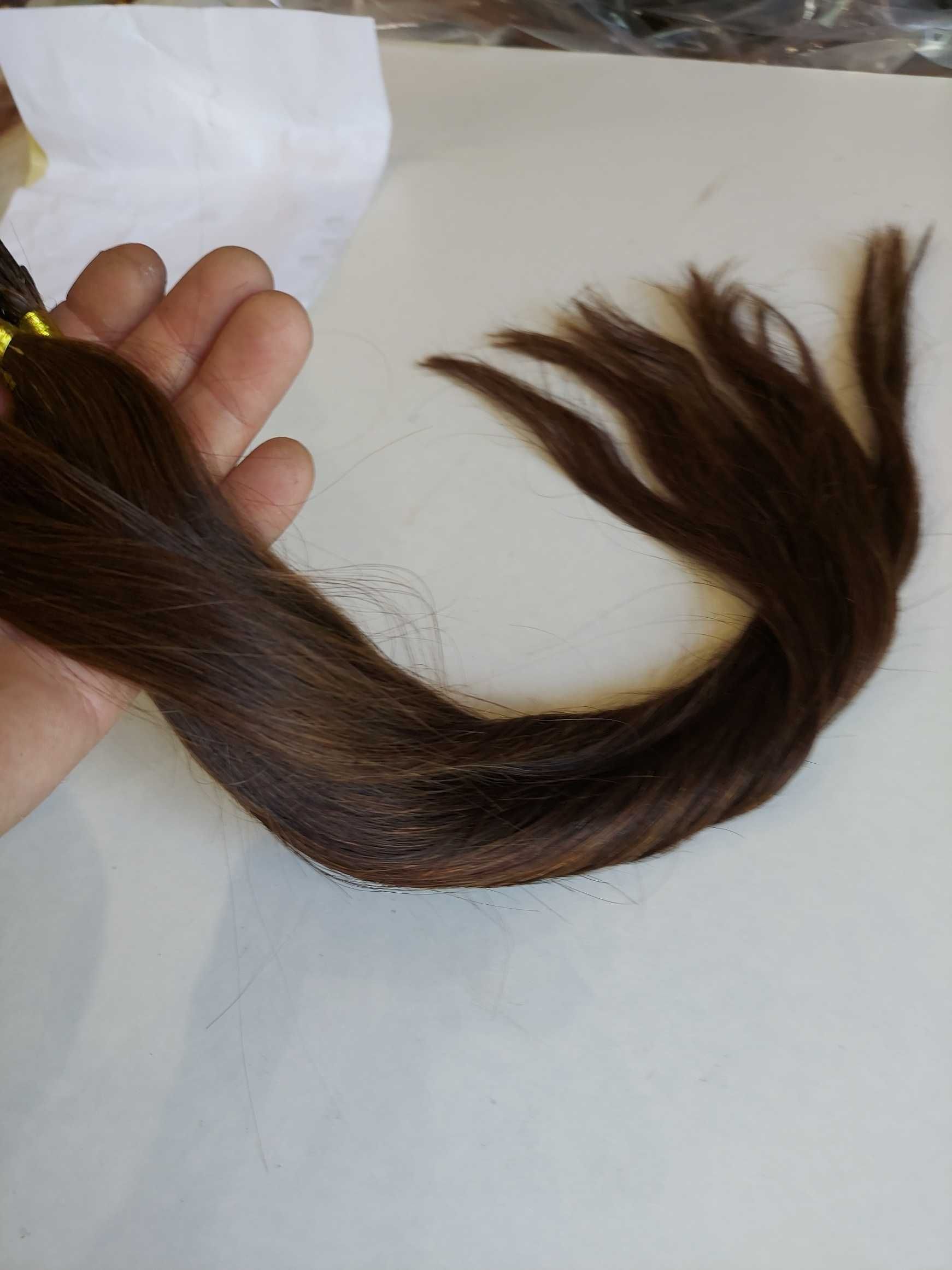 Włosy naturalne ok 52 cm 100 pasm - numer 76