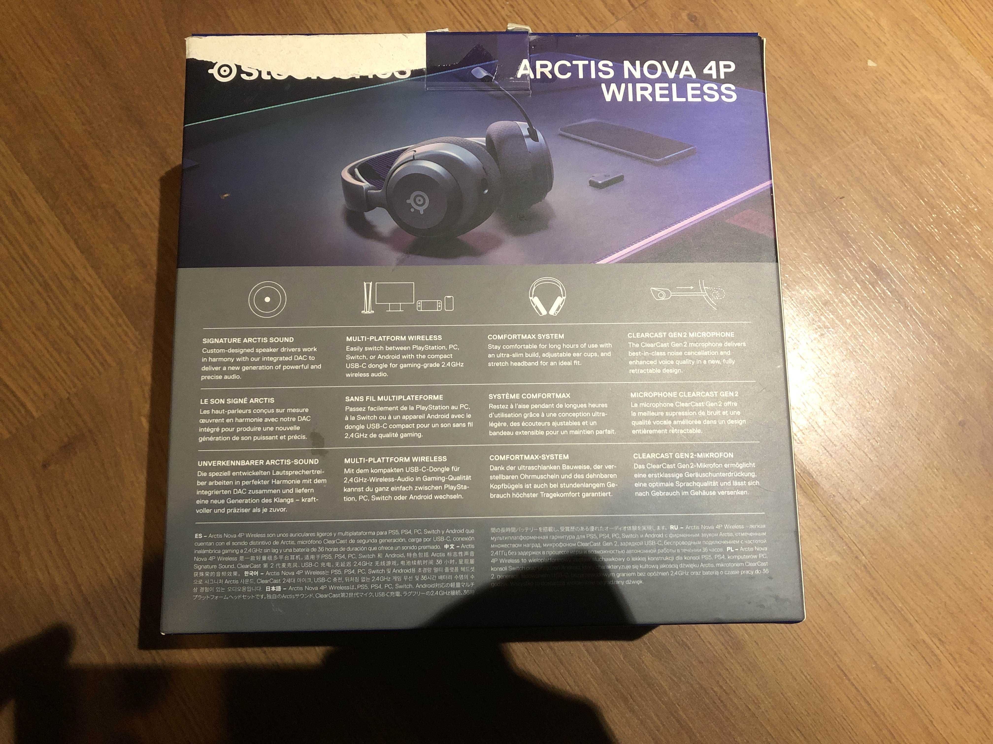 Słuchawki SteelSeries Arctis Nova 4P Wireless