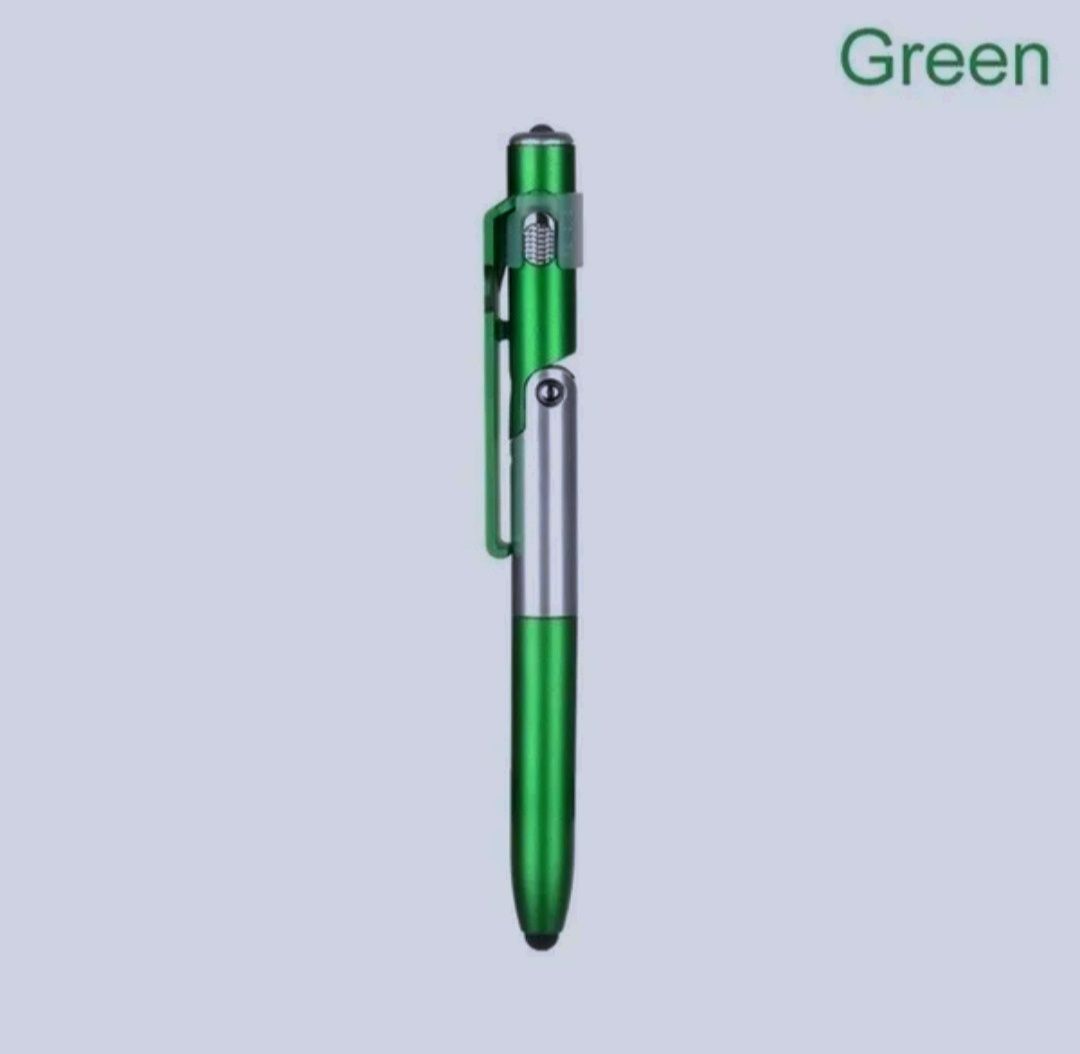 Długopis 4-w-1 długopis do ekranu dotykowego (latarka+podstawka tel)