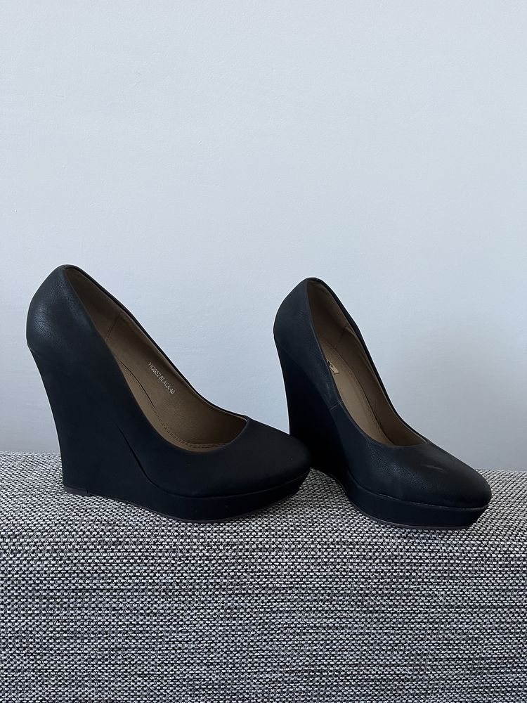 Buty szpilki obcas koturn platforma