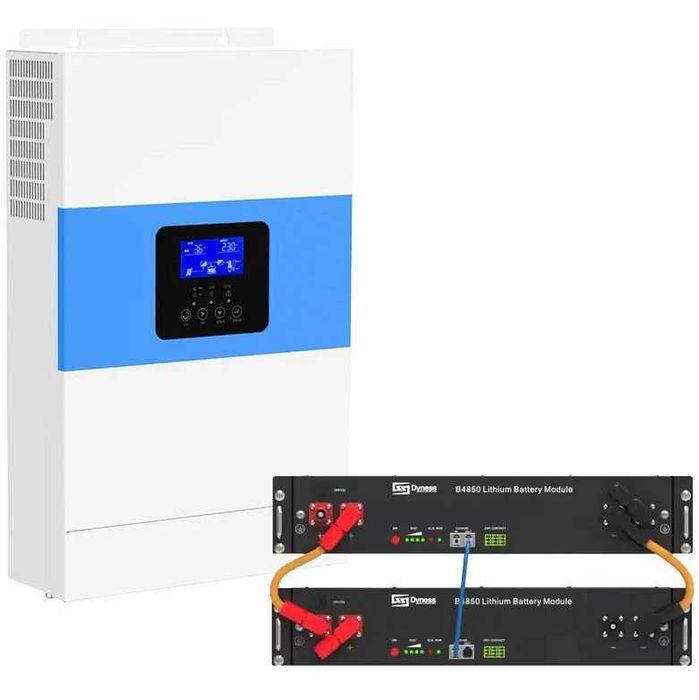 6.5 кВа Parallel function інвертор Daxtromn + два Dyness B4850 LiFePO4