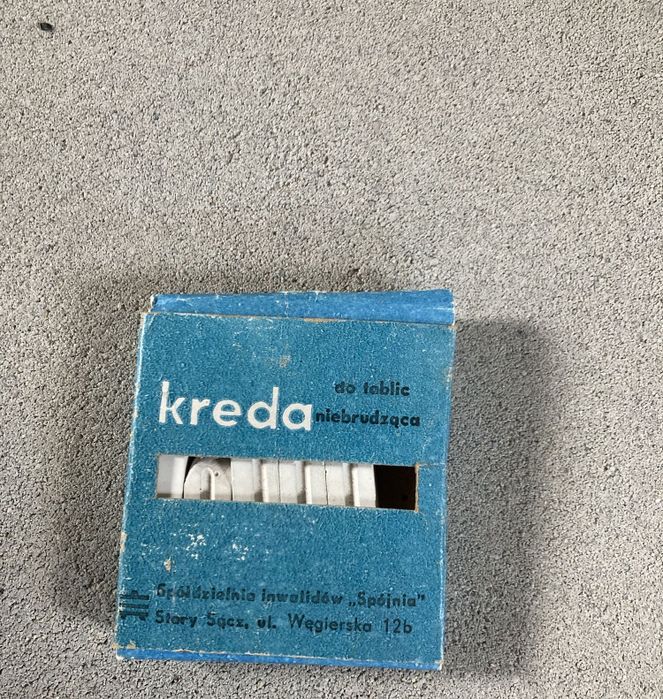 Kreda prl zapakowana biala do tablicy