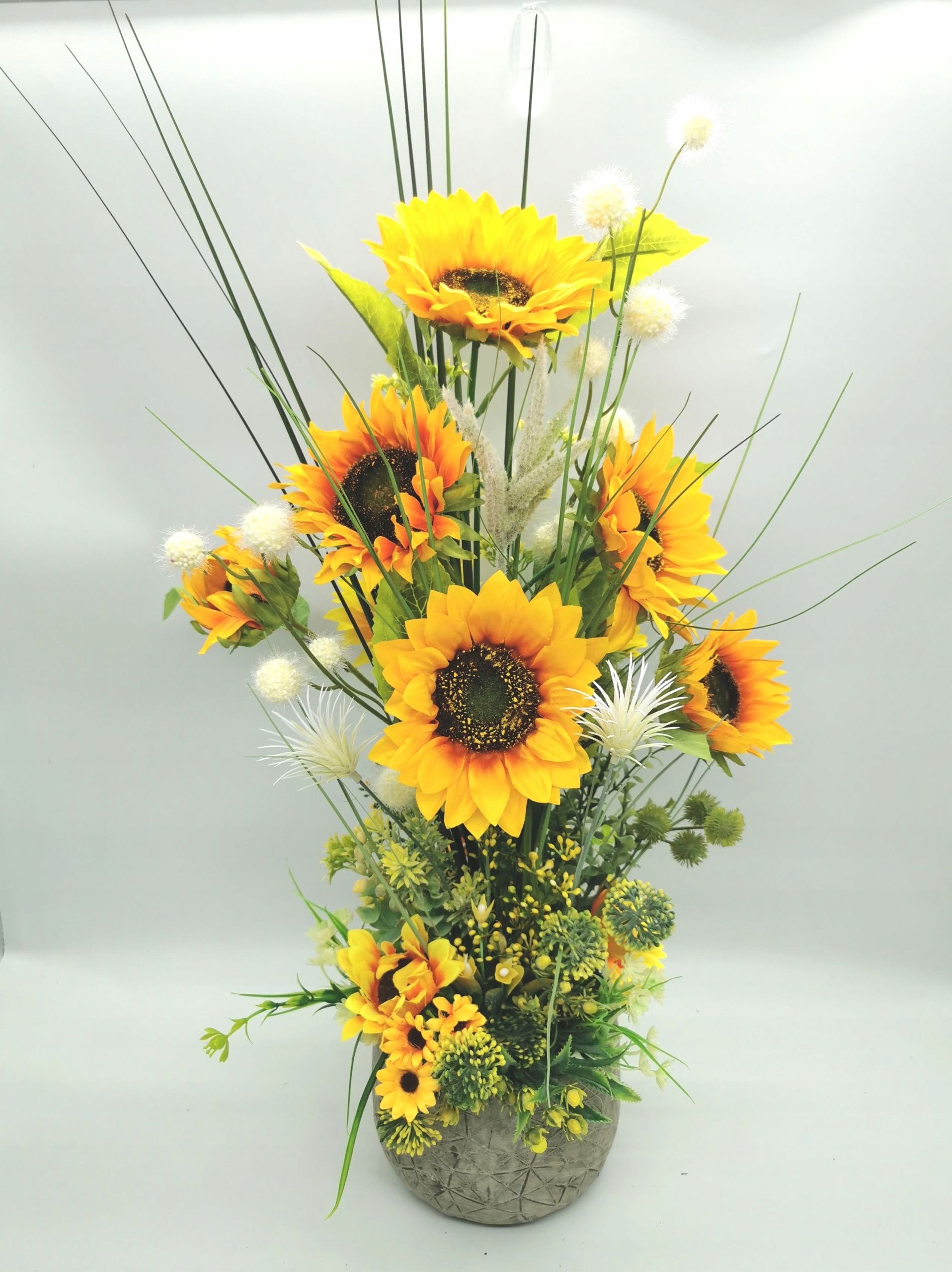 Kompozycja kwiatowa ze słoneczników