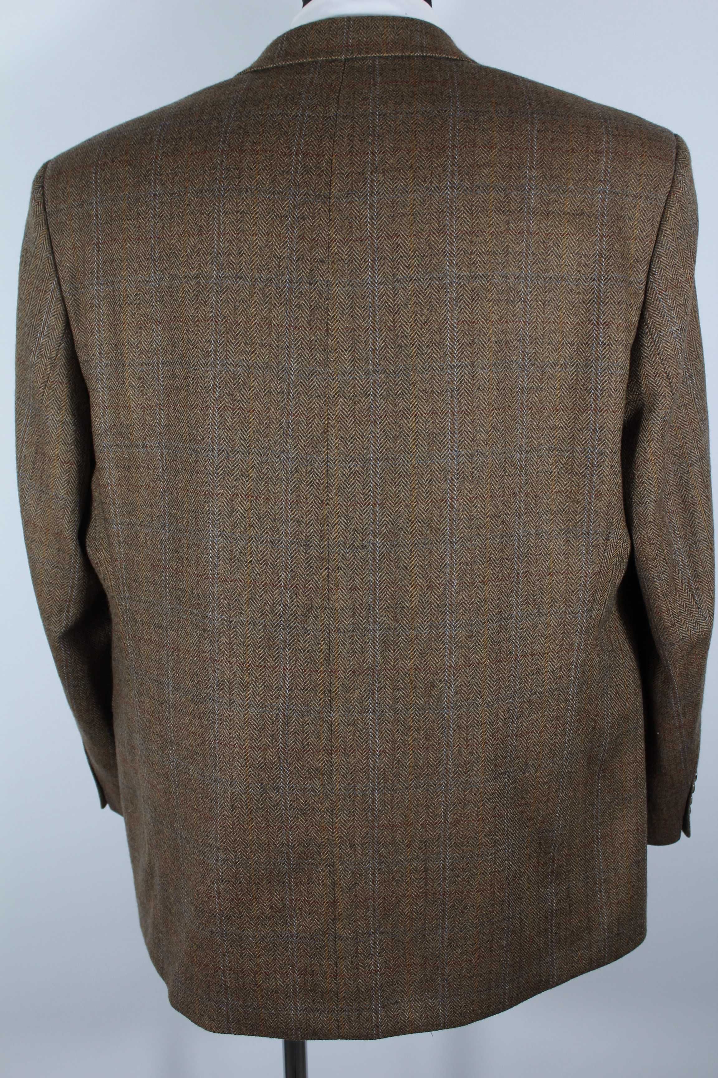 DIGEL marynarka wełniana tweed 42S (54) L bdb stan