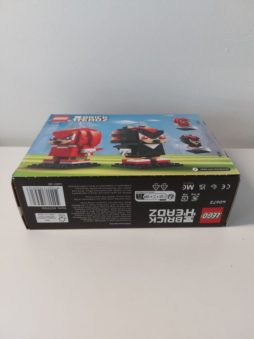 ENVIO GRATIS-LEGO 40672 Knuckles and Shadow (Brickheadz)