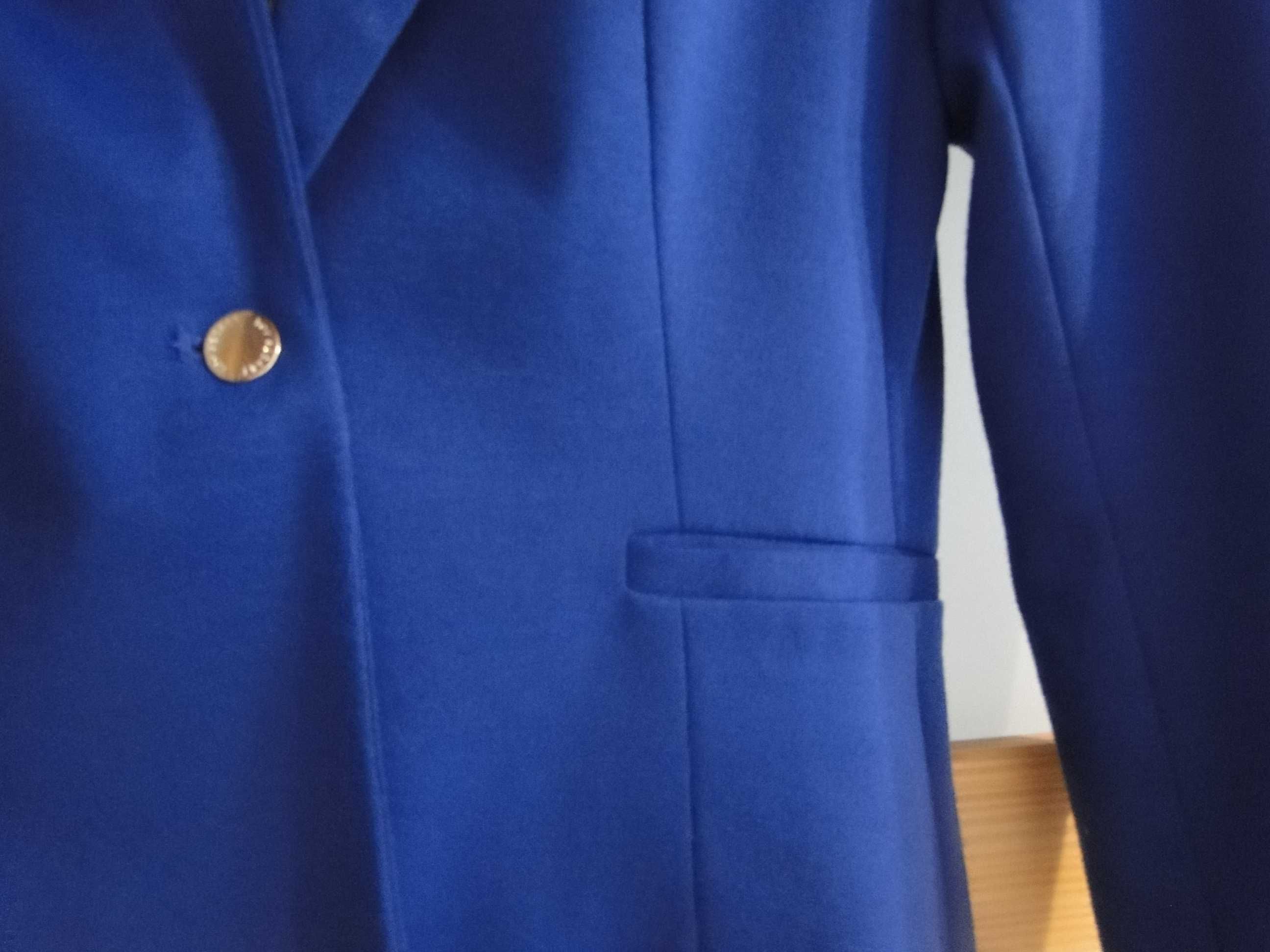 żakiet marynarka TOP SECRET rozmiar 38 chabrowy, niebieski