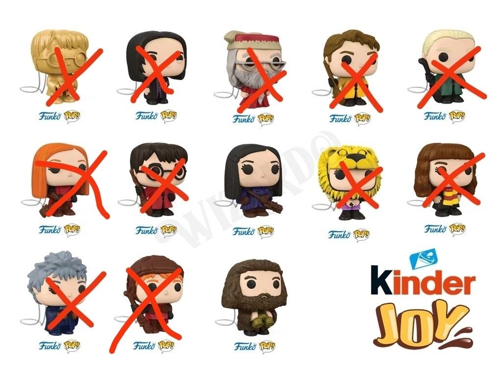 Kinder Joy Harry Potter колекційні фігурки киндер джой Гаррі потер