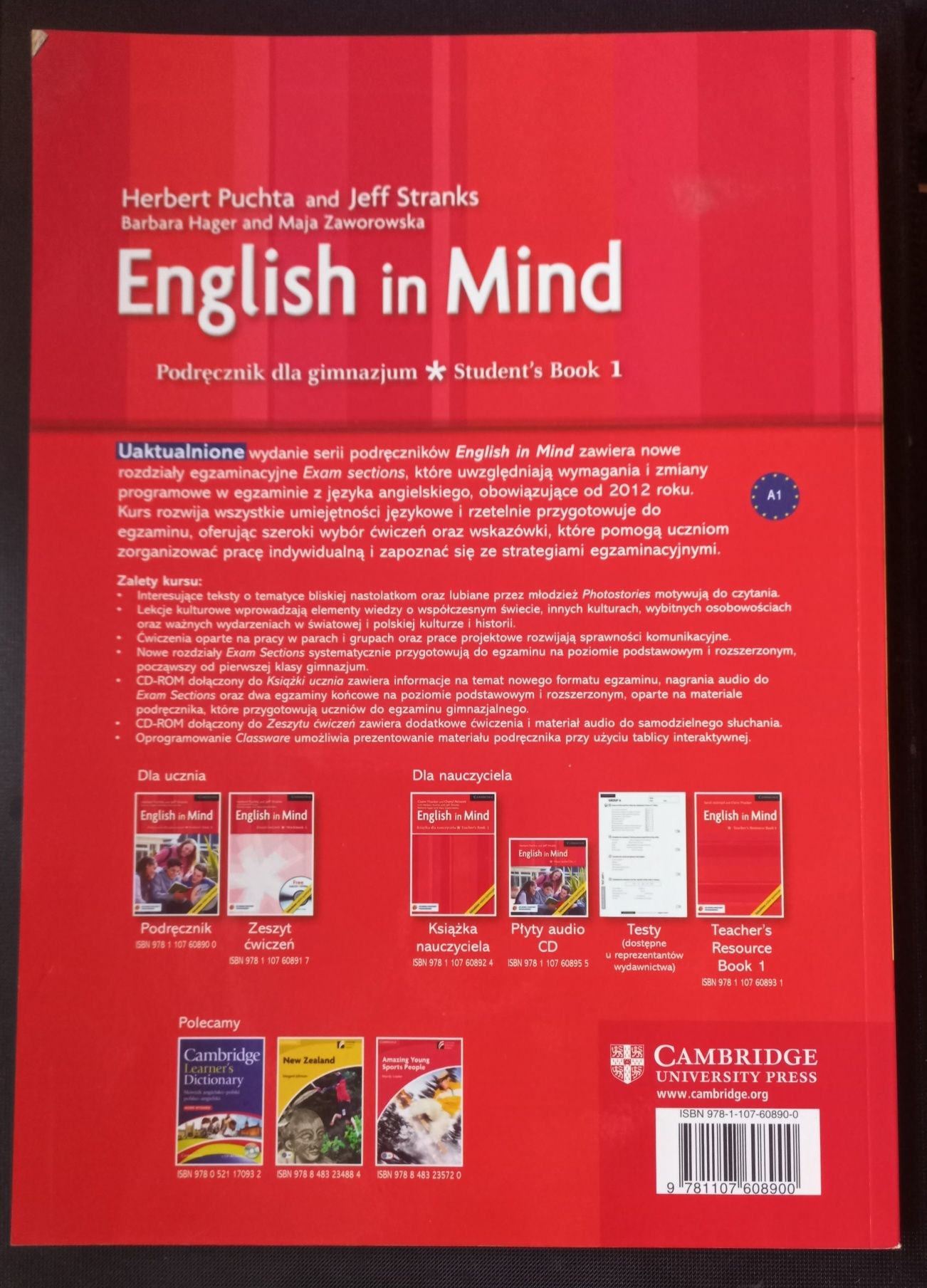 English in Mind 1 Podręcznik nowy