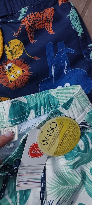 Spodenki kąpielowe, kąpielówki,na basen, cool club, smyk, 128