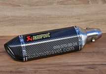 Акраповіч прямоток,  вихлопна Akrapovic,  глушник вихлоп 37 47 57 см