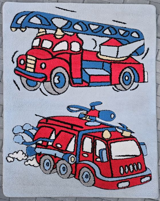 Dywan / dywanik dziecięcy straż 120x170