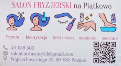 Fryzjer na Piątkowie PILNE!