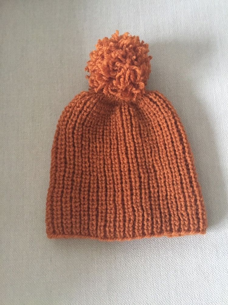Handmade, ciepła czapka na zimę