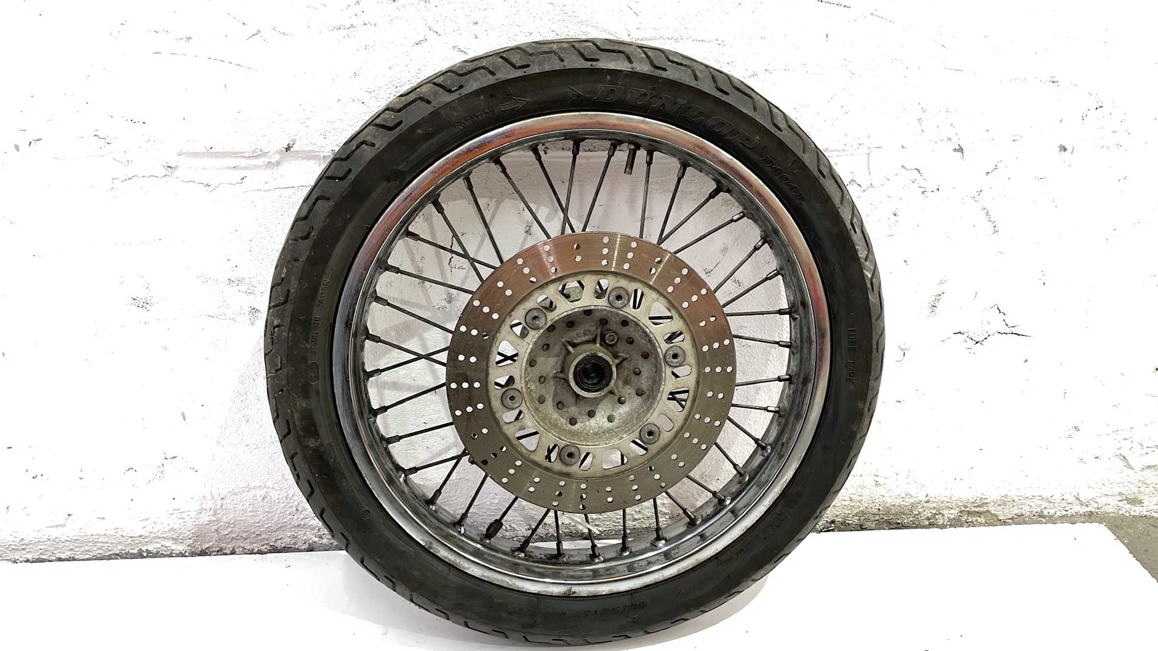Kawasaki el125 bn 125 Koło przednie przód takasago 17x1,85 częsci