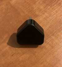 Wtyczka kostka adapter do kontaktu angielskiego USB czarny